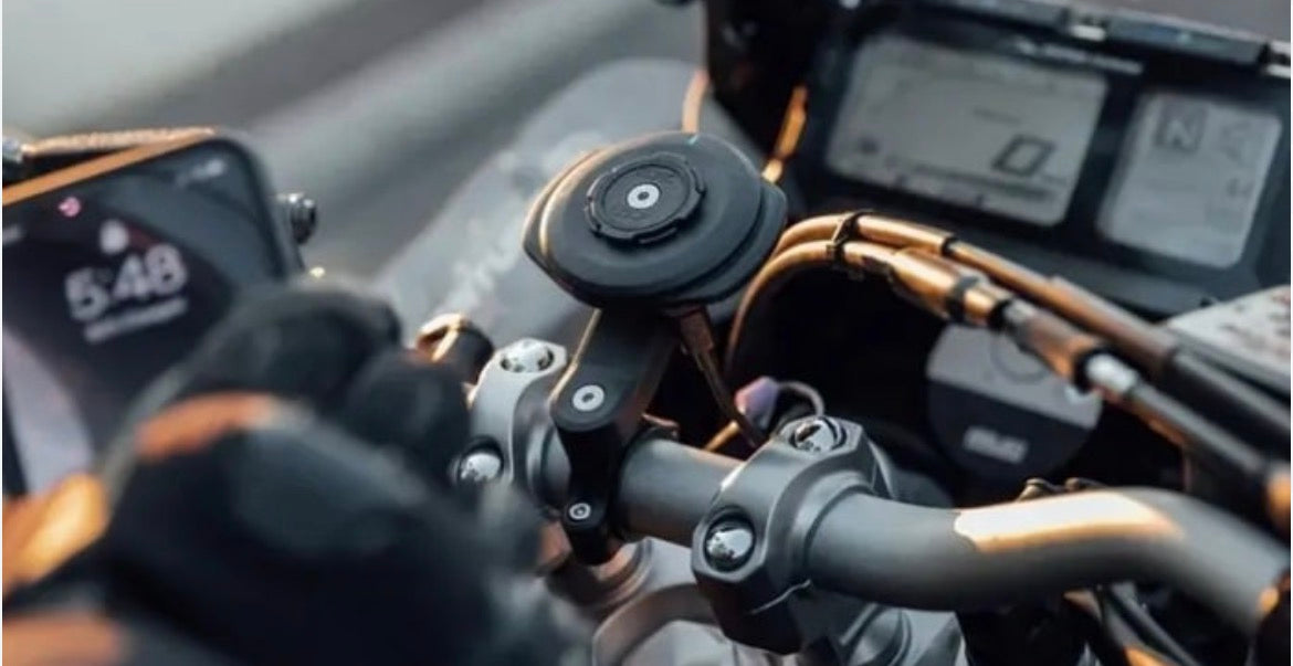 Support Téléphone Ultra-Fixation + Charge Induction pour Scooter & Moto