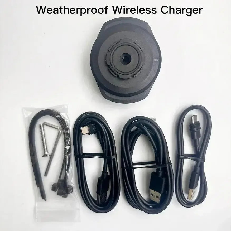 Support Téléphone Ultra-Fixation + Charge Induction pour Scooter & Moto